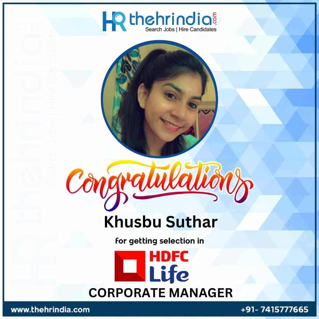 Khusbu Suthar  | The HR India
